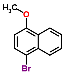 1-Bromo-4-methoxynaphthalene Structure