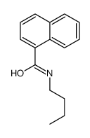 N-butylnaphthalene-1-carboxamide结构式