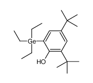 2,4-ditert-butyl-6-triethylgermylphenol结构式