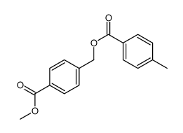 (4-methoxycarbonylphenyl)methyl 4-methylbenzoate结构式