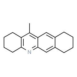 1,2,3,4,7,8,9,10-Octahydro-12-methylbenz[b]acridine Structure