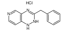 3-Benzyl-1,2-dihydropyrido[3,4-e]-as-triazine hydrochloride结构式