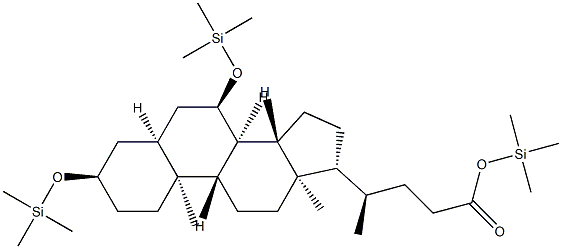 3α,7α-Bis[(trimethylsilyl)oxy]-5β-cholan-24-oic acid trimethylsilyl ester picture