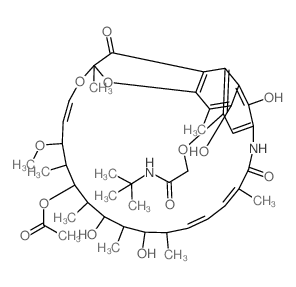 O4-(tert-butylcarbamoyl-methyl)-rifamycin Structure