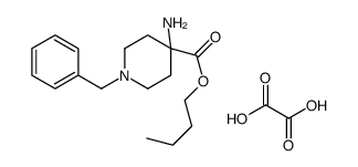 butyl 4-amino-1-benzylpiperidine-4-carboxylate,oxalic acid Structure