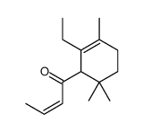 1-(2-ethyl-3,6,6-trimethylcyclohex-2-en-1-yl)but-2-en-1-one结构式