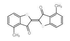 (E)-4-methyl-2-(4-methyl-3-oxobenzo[b]thiophen-2(3H)-ylidene)benzo[b]thiophen-3(2H)-one结构式