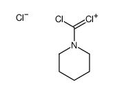 1-(dichloromethylidene)piperidin-1-ium,chloride结构式