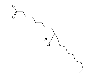 methyl 8-[(1S,3R)-2,2-dichloro-3-octylcyclopropyl]octanoate Structure