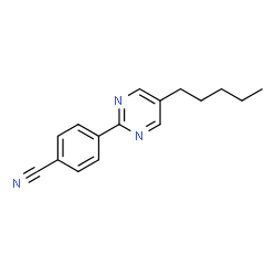 4-(5-pentylpyrimidin-2-yl)benzonitrile结构式