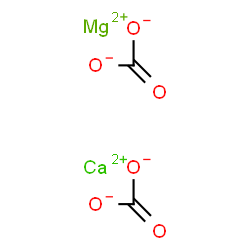 Carbonic acid, calcium magnesium salt, basic结构式