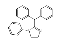 2-benzhydryl-1-phenyl-4,5-dihydro-1H-imidazole结构式