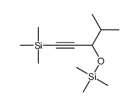 trimethyl-(4-methyl-3-trimethylsilyloxypent-1-ynyl)silane结构式