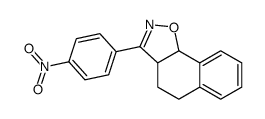 3-(4-nitrophenyl)-3a,4,5,9b-tetrahydrobenzo[g][1,2]benzoxazole Structure