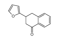 3-(furan-2-yl)-3,4-dihydro-2H-naphthalen-1-one Structure