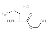 2-氨基-3-(甲基硫基)丙酸乙酯盐酸盐结构式