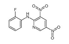 N-(2-fluorophenyl)-3,5-dinitropyridin-2-amine Structure