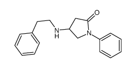 4-(Phenethylamino)-1-phenylpyrrolidin-2-one结构式