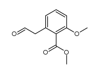 methyl 2-methoxy-6-(2-oxoethyl)benzoate Structure