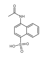 4-acetamido-1-naphthylsulphonic acid结构式