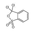 3,3-dichloro-2,1λ6-benzoxathiole 1,1-dioxide Structure