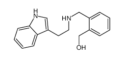 [2-[[2-(1H-indol-3-yl)ethylamino]methyl]phenyl]methanol结构式