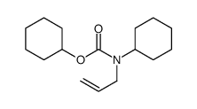 cyclohexyl N-cyclohexyl-N-prop-2-enylcarbamate Structure