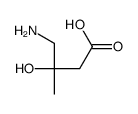 4-amino-3-hydroxy-3-methylbutanoic acid Structure