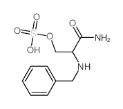 Hydracrylamide, 2-(benzylamino)-,sulfate (ester), L- (8CI) Structure