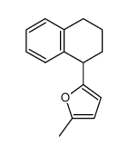 2-methyl-5-(1,2,3,4-tetrahydro-1-naphthyl)furan Structure