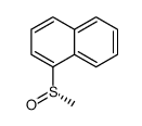 1-[(S)-methylsulfinyl]naphthalene结构式