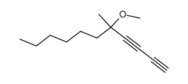 5-methoxy-5-methyl-undeca-1,3-diyne Structure