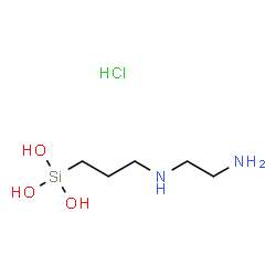 [3-[(2-aminoethyl)amino]propyl]silanetriol, monohydrochloride结构式
