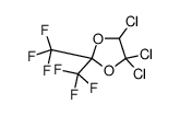 4,4,5-trichloro-2,2-bis(trifluoromethyl)-1,3-dioxolane结构式