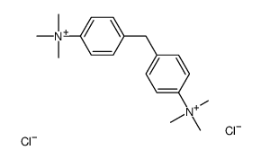 trimethyl-[4-[[4-(trimethylazaniumyl)phenyl]methyl]phenyl]azanium,dichloride Structure