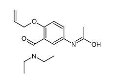 5-acetamido-N,N-diethyl-2-prop-2-enoxybenzamide Structure