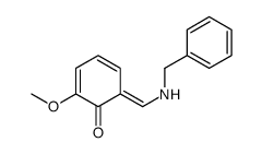 6-[(benzylamino)methylidene]-2-methoxycyclohexa-2,4-dien-1-one Structure