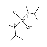 trans-[Pd(i-PrSMe)2Cl2] Structure