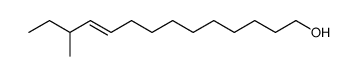 (E)-12-methyltetradec-10-en-1-ol Structure