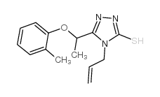 4-烯丙基-5-[1-(2-甲基苯氧基)乙基]-4H-1,2,4-噻唑-3-硫醇图片