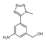 [3-Amino-5-(1-methyl-1H-tetrazol-5-yl)-phenyl]-methanol Structure