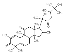19-Norlanosta-1,5-diene-3,11,22-trione,2,16,- 20,24,25-pentahydroxy-9-methyl- picture