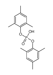 bis(2,4,6-trimethylphenyl)phosphoric acid Structure
