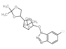 6-chloro-1-[[4-(2,2-dimethyl-1,3-dioxolan-4-yl)-7,7-dimethyl-3,6,8-trioxabicyclo[3.3.0]oct-2-yl]oxy]benzotriazole picture