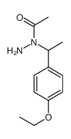 N'-[1-(4-Ethoxyphenyl)ethyl]acetohydrazide structure