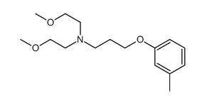 N,N-bis(2-methoxyethyl)-3-(3-methylphenoxy)propan-1-amine Structure