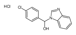 3H-benzimidazol-1-ium-1-yl-(4-chlorophenyl)methanol,chloride Structure