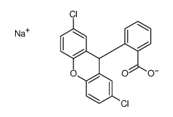 sodium 2-(2,7-dichloroxanthen-9-yl)benzoate Structure