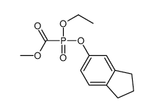 methyl [2,3-dihydro-1H-inden-5-yloxy(ethoxy)phosphoryl]formate Structure