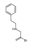 2-bromo-N-(2-phenylethyl)prop-2-en-1-amine结构式